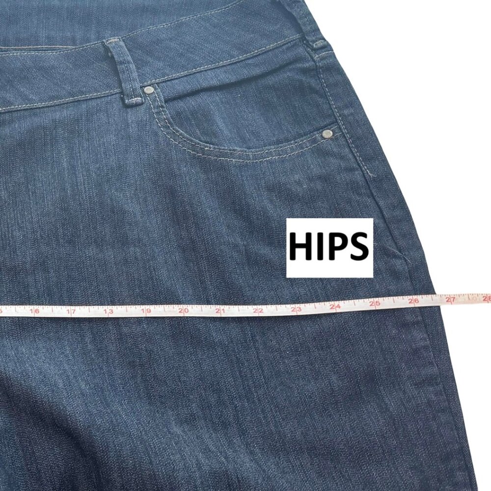 NWOT Riders by Lee No Gap Bootcut Stretch Jeans Dark Wash 24W✨50% Off Bundles 3+ - Picture 10 of 15